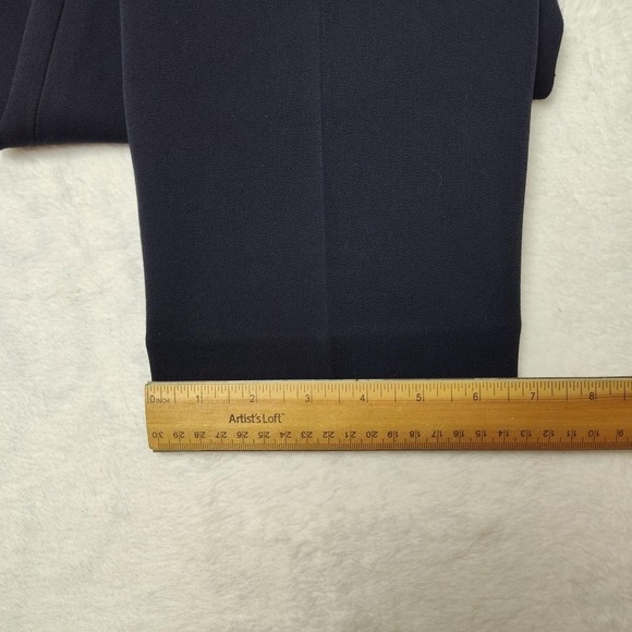 J Crew Destination Pants Mens 30x32 Navy Blue Stretch Dress Tapered Travel Work - Picture 13 of 14